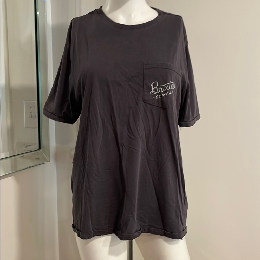 Vintage Black Men’s  Brixton Tee SzM